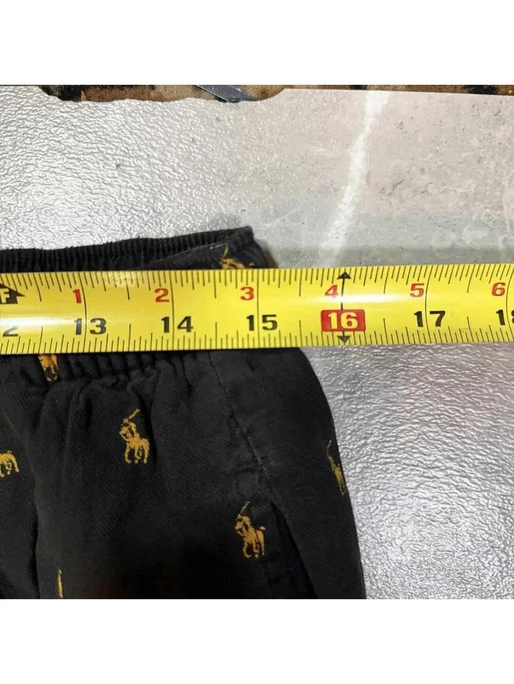 Polo Ralph Lauren Sleepwear Black Allover Pony Pajama Pants M